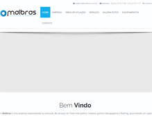 Tablet Screenshot of malbras.com.br